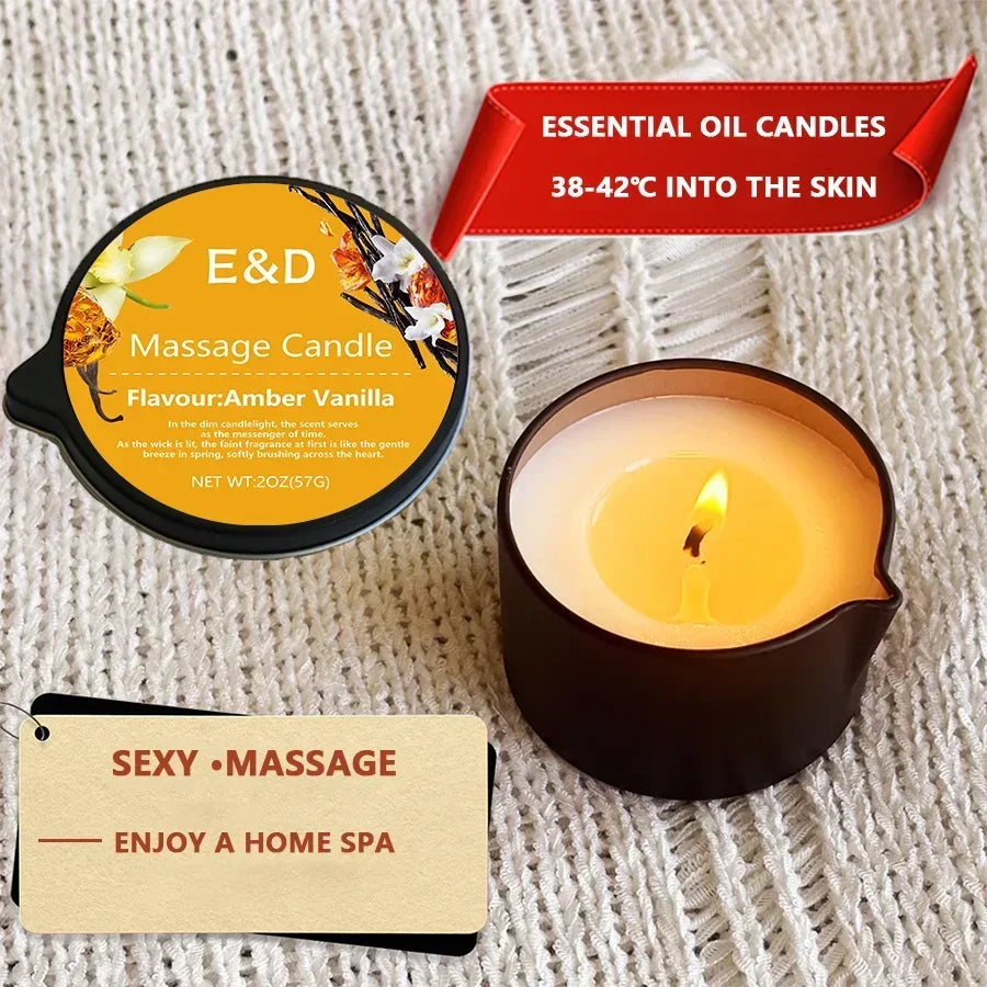 Luxury Massage Candle – Stress Relief